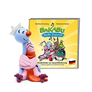 tonies Hörfigur für Toniebox, Kinderlieder: Bakabu – Beste Freunde, Hörbuch und Lieder für die sprachliche Frühförderung, für Kinder ab 3 Jahren, Spielzeit ca. 37 Minuten im Sale